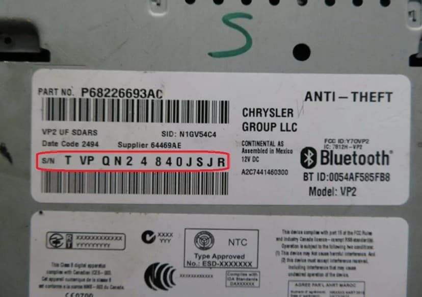 Chrysler Radio Code Generator – Code in Minutes | radiocodes.co