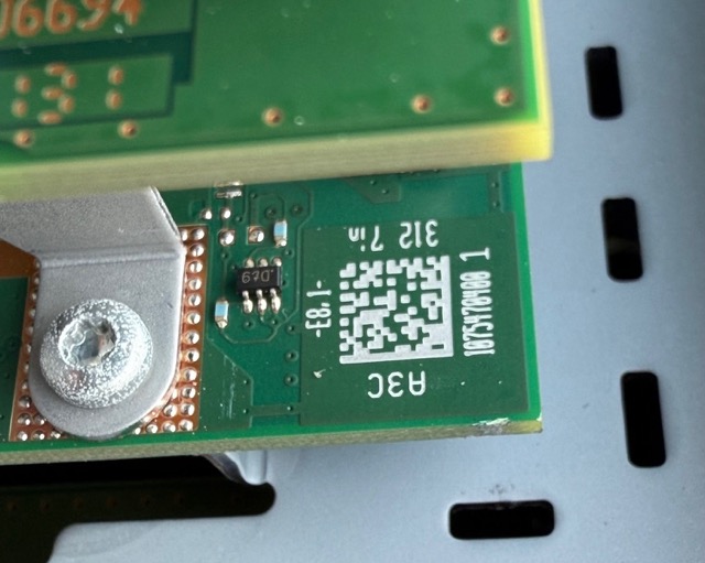 Close-up of Continental QR code
